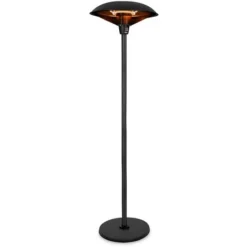 Chauffage De Terrasse 2000W - Chaleur Périphérique à 360 Degrés - Lampe à Infrarouge - Modèle Sur Pied - Eolo
