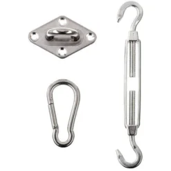 Kit De Fixation Murale Pour Voile D'ombrage