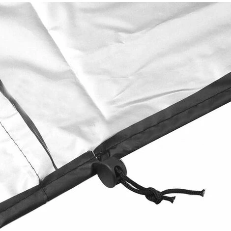 Housse Pour Chauffage De Terrasse Housse Pour Parasol Chauffant De Style Pyramidal Noir LO-Ron – Image 4