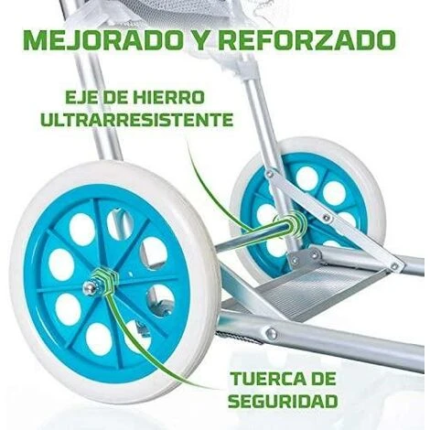 Chaise De Plage Trolley 52 X 37 X 105 Cm Aluminium Juinsa 12214 – Image 5