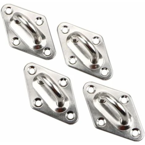 Kit De Fixation Voile D'ombrage - Acier Inoxydable 304 Kit Accessoires De Fixation De Matériel Pour Voile D'ombrage, Toile D'ombrage Triangulaire, Carré – Image 2