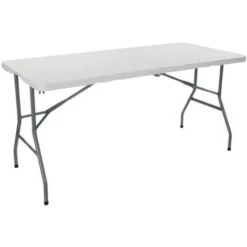Table Pliante 150cm Rectangulaire Blanche Traiteur 7house