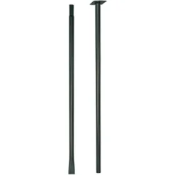 Louis Moulin Mât Fixation Dans Le Sol Anthracite - 190 Cm - Acier époxy