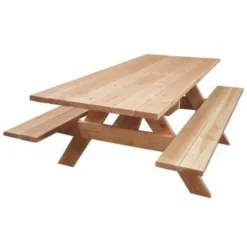 Table Banc De Pique-Nique 6 Pers. PMR Douglas Naturel 2m