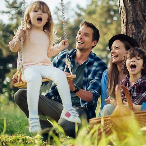 Chaîne Avec Deux Mousquetons,Fixation Variable Pour Chaise Hamac Jusqu'à 230 Kg (Chaîne 90 Cm) – Image 4