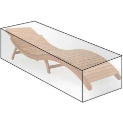 WOLTU Housse De Protection Housse De Chaises De Jardin En Oxford 600D. Couverture De Meubles De Jardin. 218x77x55cm. Bâche Extérieure Anti-UV Imperméable. Indéchirable. Résistance Au Froid