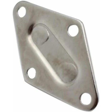 Pontet En Acier Plaques à œillets En Acier Inoxydable Acier Inoxydable Bateau Oeil Plaque Kit De Fixation Pour Voile De Jardin Pour Terrasse En Bois – Image 3