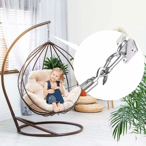 Pontet En Acier Plaques à œillets En Acier Inoxydable Acier Inoxydable Bateau Oeil Plaque Kit De Fixation Pour Voile De Jardin Pour Terrasse En Bois – Image 5