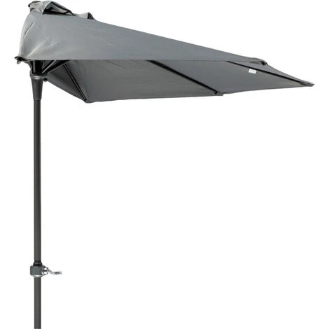 Parasol De Balcon 270 Cm - Demi Parasol - Anthracite - MaxxGarden