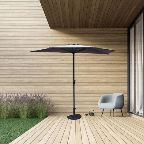 Parasol De Balcon 270 Cm - Demi Parasol - Anthracite - MaxxGarden – Image 5
