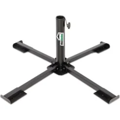 Pied De Parasol Pliant - 86 X 86 X 30 Cm - 2kg - Noir - MaxxGarden