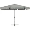 Parasol De Jardin XXL Parasol Grande Taille 4x4 M - En Aluminium - Anthracite - MaxxGarden.
