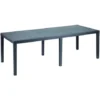 Dmora Table D'extérieur Roma, Table à Manger Rectangulaire Extensible, Table De Jardin Extensible Effet Rotin, 100% Made In Italy, Cm 150x90h72, Anthracite