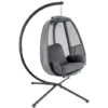 Fauteuil Suspendu Avec Coussins Pour Jardin Et Terrasse Gris