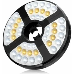 Blue Dream Lampes Pour Parasol, 48 LED Rechargeable Lumiere De Parasol, Avec 3 Modes D'Éclairage 72 Heures Luminaire LED Parasol Sans Fil Réglable Pour Parasol De Jardin Terrasse Patio Extérieure Tent