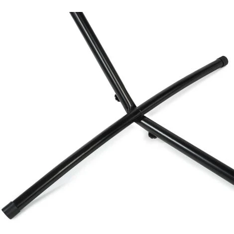 Hamac Avec Support Métal Et Toile Taupe – Image 4