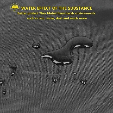 Couvertures De Chauffage D'extérieur Résistantes Aux Intempéries - Tissu Oxford 600d Résistant Aux UV - Rond - 50 X 50 X 120 Cm – Image 3