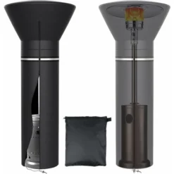 Housse De Parasol Chauffante, Imperméable, Coupe-Vent, Anti-UV, Housse En Tissu Oxford 600D Et Bande Réfléchissante, 226 X 83 X 48 Cm