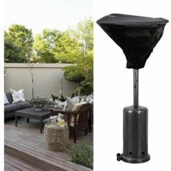 Housse Pour Mobilier De Jardin, Housse De Protection Pour Chauffage De Terrasse En Tissu Oxford Avec Fermeture éclair, Imperméable, Coupe-vent Et Anti-UV (taille : 8765cm 210D)