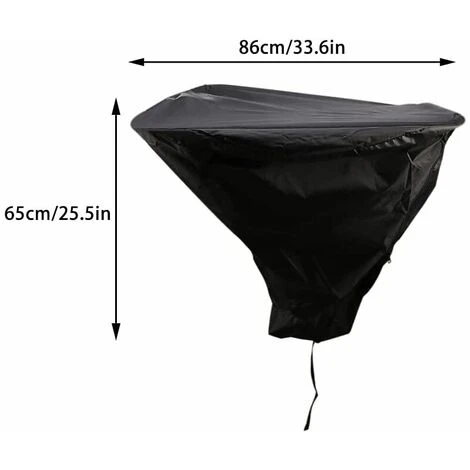 Housse Pour Mobilier De Jardin, Housse De Protection Pour Chauffage De Terrasse En Tissu Oxford Avec Fermeture éclair, Imperméable, Coupe-vent Et Anti-UV (taille : 8765cm 210D) – Image 2
