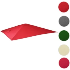 Toile De Rechange Pour Parasol Déporté De Luxe HWC, 3x3m - Crème