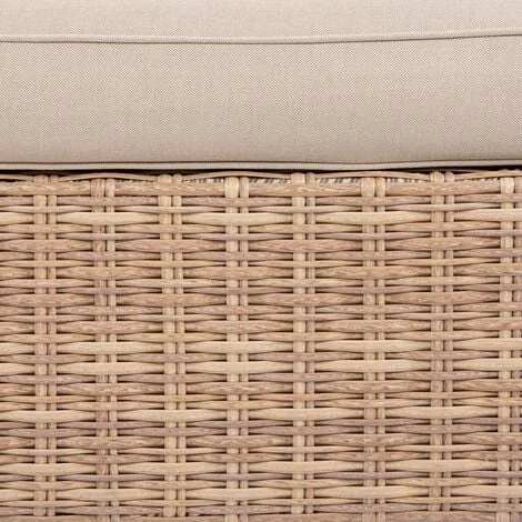 Canapé De Jardin Mooréa Savana Aluminium Traité époxy - Résine Tressée - Polyester - Hespéride – Image 3