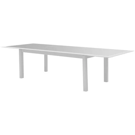 Table De Jardin Extensible Allure Gris & Blanc 12 Places - Hespéride – Image 2