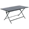 Table Azua Pliante Graphite 6 Places - Hespéride