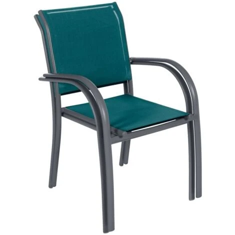 Fauteuil Piazza Bleu Canard Graphite - Hespéride – Image 2