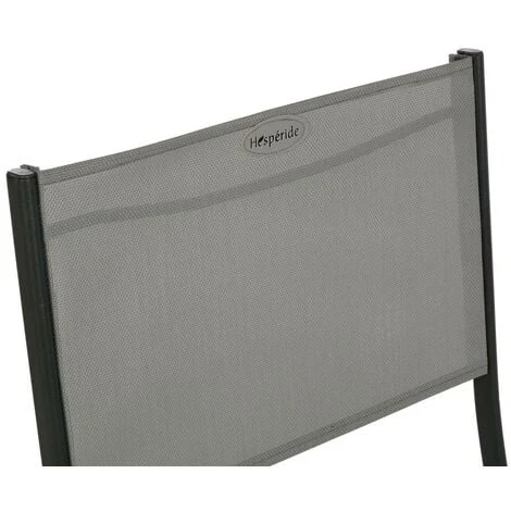 Lot De 4 Chaises De Jardin Pliantes Modula Galet & Graphite - Hespéride – Image 2