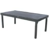 Table Extensible HESPERIDE Piazza Graphite 12 Places