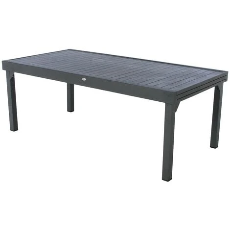 Table Extensible HESPERIDE Piazza Graphite 12 Places