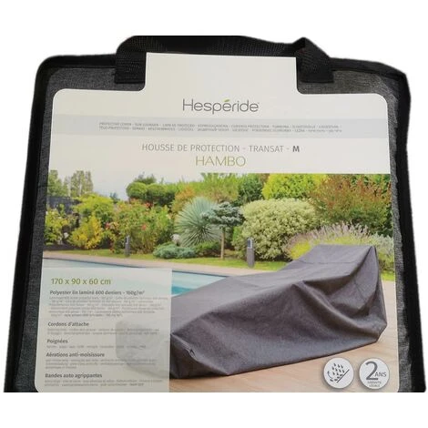 Housse Pour Transat Hambo M Gris - 170 X 90 X 60 Cm - Hespéride – Image 2