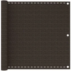 Écran De Balcon Marron 90x600 Cm PEHD