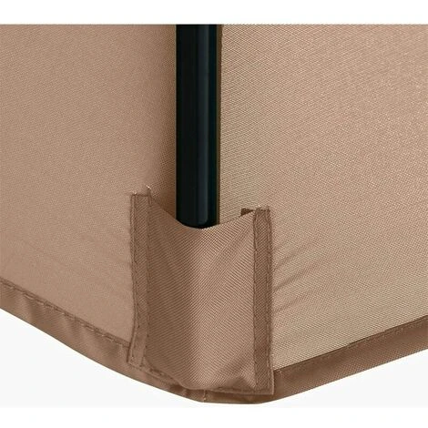 Housse De Rechange Pour Parasol, 8 Baleines, 3 M, Imperméable, Anti-UV, Tissu De Rechange, Beige – Image 5