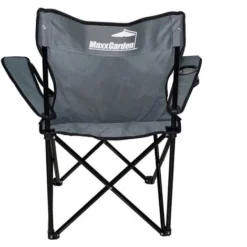 Chaise De Camping - Chaise De Pêche - Pliante - Gris - MaxxGarden
