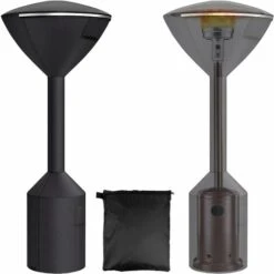 Housse Pour Parasol Chauffant Mis à Niveau 600D étanche Avec Fermeture à Glissière Bande Réfléchissante Tissu Oxford Et Sac De Rangement, 241 86 47 Cm