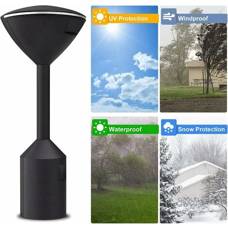 Housse Pour Parasol Chauffant Mis à Niveau 600D étanche Avec Fermeture à Glissière Bande Réfléchissante Tissu Oxford Et Sac De Rangement, 241 86 47 Cm – Image 4