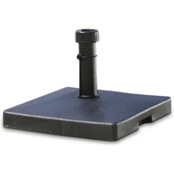 Pied De Parasol Beton -Socle De Parasol - Carré - 27 Kg - Noir - MaxxGarden