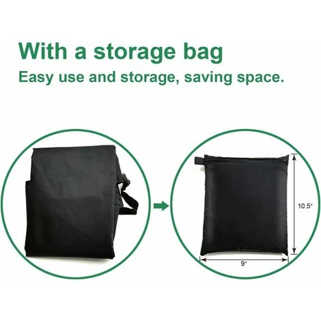 Housse De Chaise Longue De Jardin Imperméable Et Coupe-Vent En Tissu Oxford 420D Pour Chaise Longue, Chaise Longue (200 X 75 X 40/70CM) - Paquet De 2 – Image 5