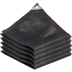 Filet D'Ombrage 8 Broches Ombrage 80% Renforce éPaissir Voile Ombrage, Serres Filet Coupe-Vent Avec Oeillets,pour La Couverture VéGéTale/Serre/Jardin/Pergola(3x4m)