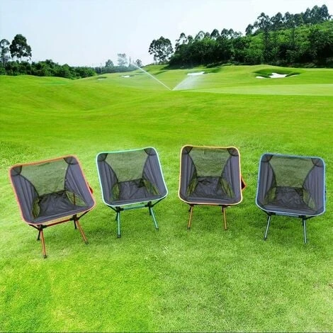 Chaise De Camping Chaise De Camping Pliable Compact Chaise De Pêche Ultra-Légères Portatives Avec Pour Randonnée Pêche – Image 5