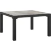 Table Basse De Jardin Gris 55x55x31 Cm DPC Et Acier VidaXL