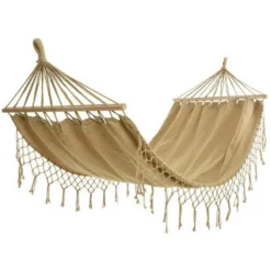 Hamac D'extérieur Lisse 100x200cm Couleur Beige