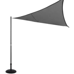 Mât De Fixation Pour Voile D Ombrage Graphite50 Mm - Hespéride