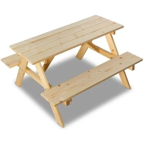 Spielzeuge Table De Pique-nique Pour Enfants - 2 Pièces - 50x80x89 Cm – Image 2