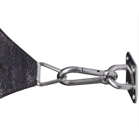 Accessoires Pour Voile D'ombrage En Acier Inoxydable Vis Pour Panier à Fleurs Vis Pour Crochet à Ressort Autotaraudage Pour Filet D'ombrage - 4 Jeux – Image 2