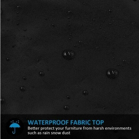 ELLE Housse De Parasol 210D Tissu Oxford Imperméable Et Anti-poussière 265x40/70/50cm – Image 5