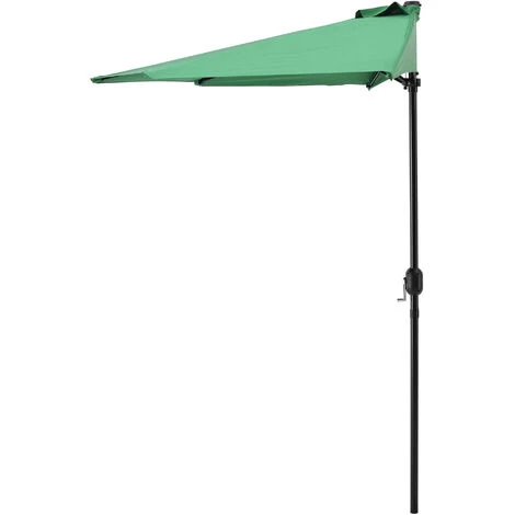 Nova Parapluie De La Mezzaluna Ø300 Cm Avec Manivelle Extérieure Extérieure Résistante Taille : Vert – Image 2