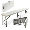 Banc De Camping Pliant Léger Jardin Extérieur BBQ Fête Barbecue Pique-nique 3 Places